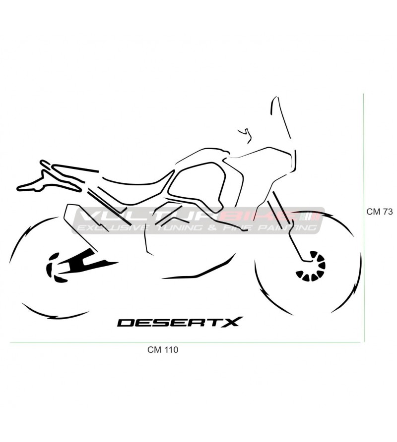 Wandtattoo - Ducati DesertX