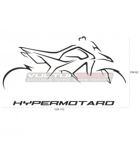 Wall sticker - Ducati Hypermotard