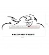 Autocollant mural - Ducati Monster