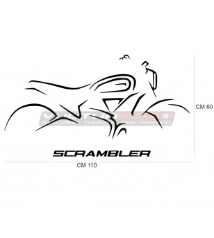 Adesivo da parete - Ducati Scrambler