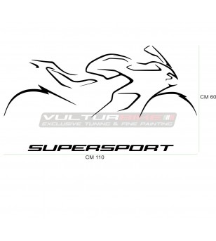 Pegatina de pared - Ducati Supersport