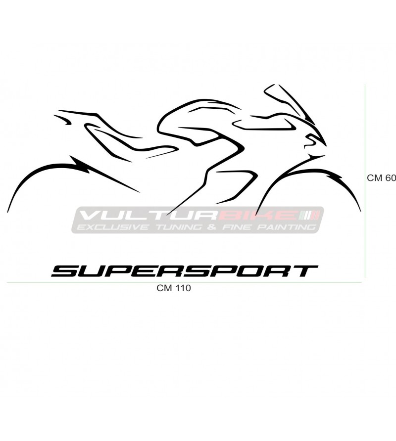 Wandtattoo - Ducati Supersport