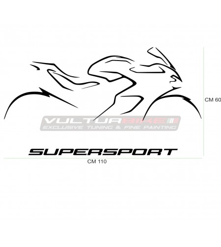 Autocollant mural - Ducati Supersport