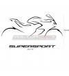 Wandaufkleber - Ducati Supersport 