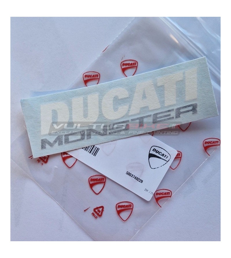 Original sticker Ducati Monster black and white