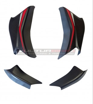 Custom design carbon cover for fins - Ducati Multistrada V4 Rally