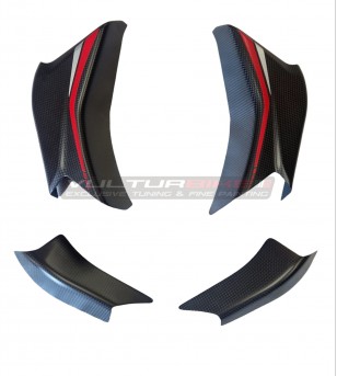 Housse en carbone design sur mesure pour ailerons - Ducati Multistrada V4 Rally