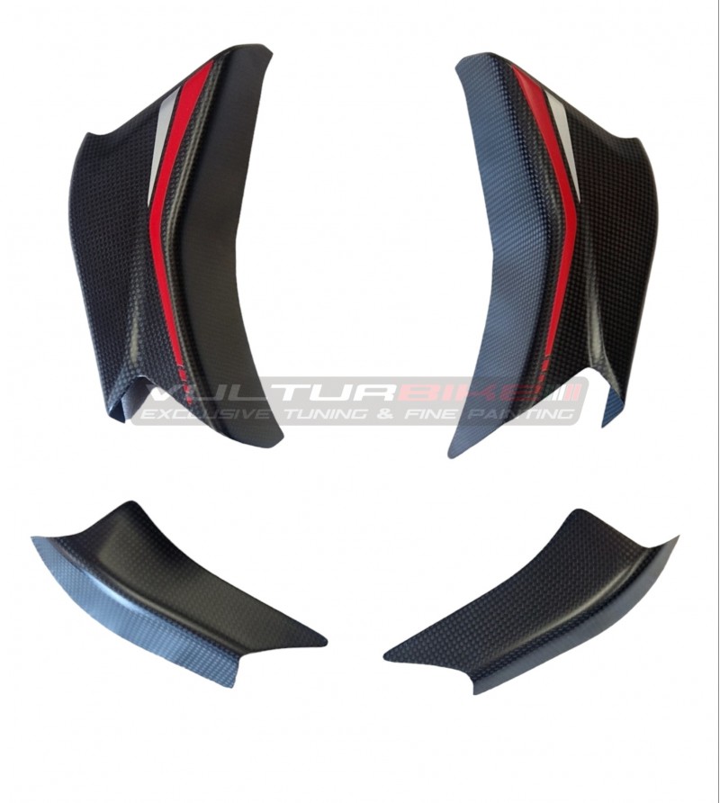 Cubierta de carbono de diseño personalizado para aletas - Ducati Multistrada V4 Rally