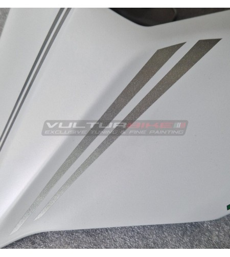 Kit adesivi 2 stripes - codone Ducati Panigale / Streetfighter V4 / V4S / V2 / SP