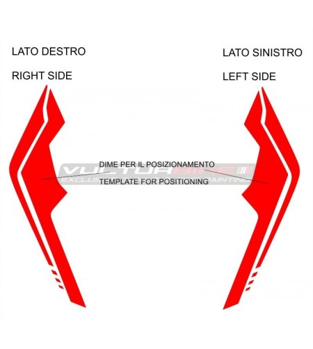 Perfiles adhesivos para parabrisas - Ducati Panigale V4 / V4S / V4R