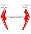 Perfiles adhesivos para parabrisas - Ducati Panigale V4 / V4S / V4R