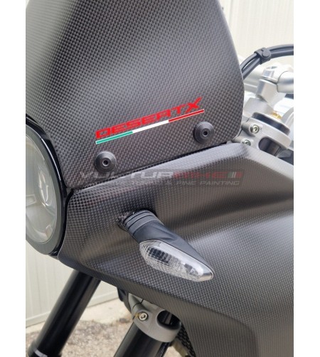 Coppia di carene laterali in carbonio per Ducati DesertX