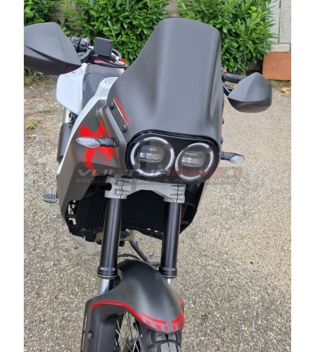Carbon sports screen for Ducati DesertX