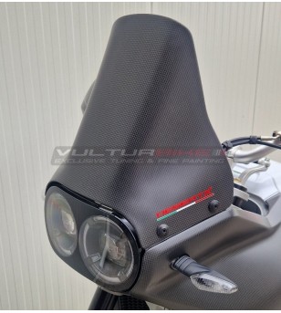 Carbon sports screen for Ducati DesertX