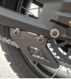 Carbon lower chain fin for Ducati DesertX