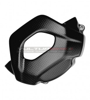 Carbon clutch crankcase protector for Ducati DesertX