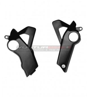 Carbon frame protectors for Ducati DesertX