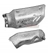 Escudo térmico del colector de escape de carbono para Ducati DesertX