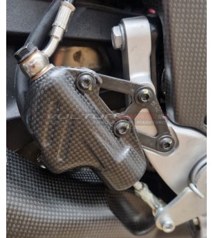 Couvercle de maître-cylindre de frein arrière en carbone pour Ducati DesertX