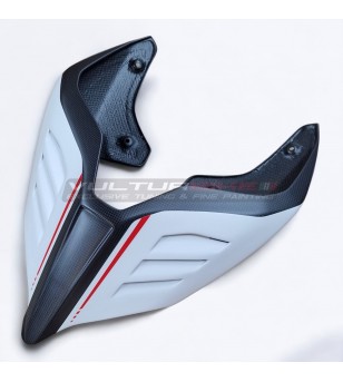Nueva cola de carbono personalizada de seda blanca ártica - Ducati Panigale V2