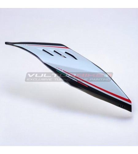 New custom carbon tail arctic white silk - Ducati Panigale V2