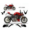 Complete stickers kit - Ducati Streetfighter V4 2020 / 2022