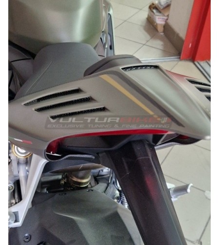 Nuova coda in carbonio personalizzata storm green - Ducati Streetfighter V2