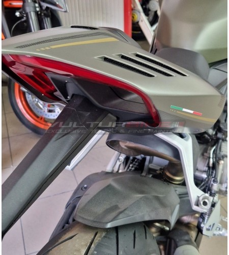 Neues Custom Carbon Heck Sturmgrün - Ducati Streetfighter V2