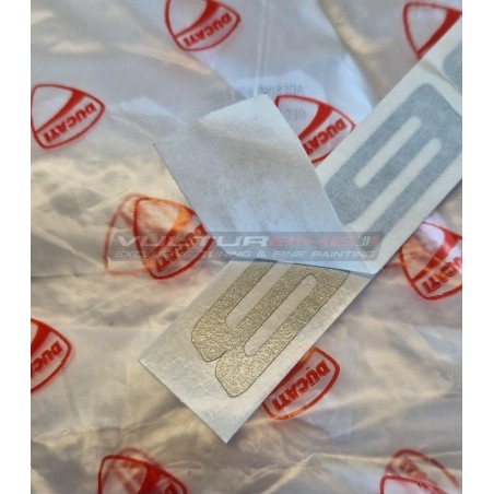 Original sticker Ducati 899 Panigale silver color