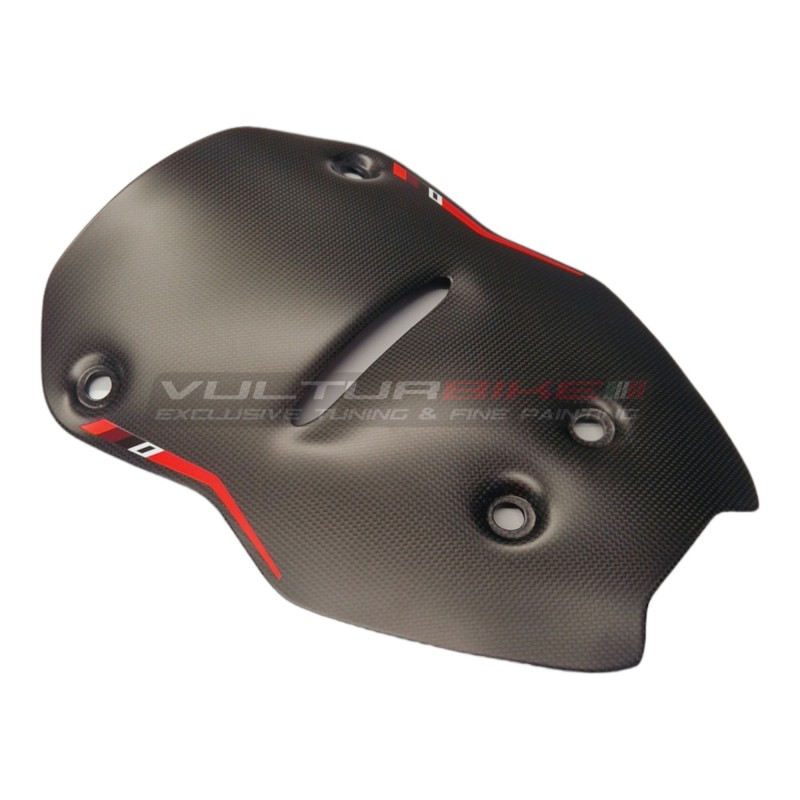 Parabrisas deportivo de fibra de carbono para Ducati Multistrada V4 Pikes Peak