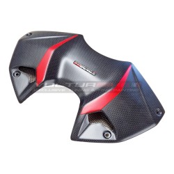 Cover batteria in carbonio design personalizzato per Ducati Streetfighter V4