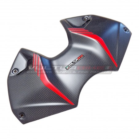 Custom Carbon Battery Cover for Ducati Streetfighter V4