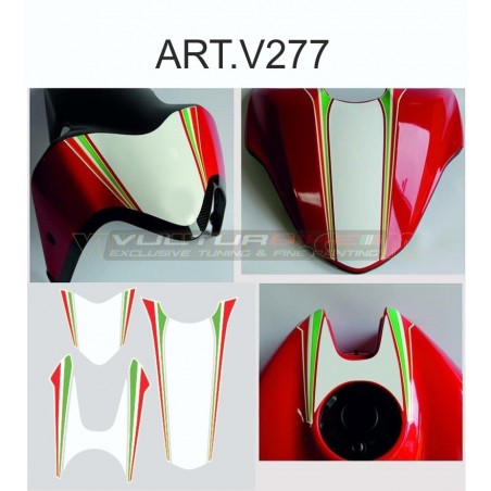 Kit completo pegatinas de diseño tricolor - Ducati Monster 821/1200/1200S