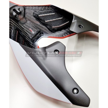 Painted carbon tail with Panigale V4S Corse 2019 design