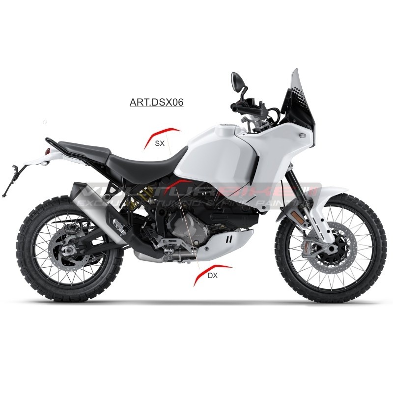 Decorative profiles for frame cover - Ducati DesertX
