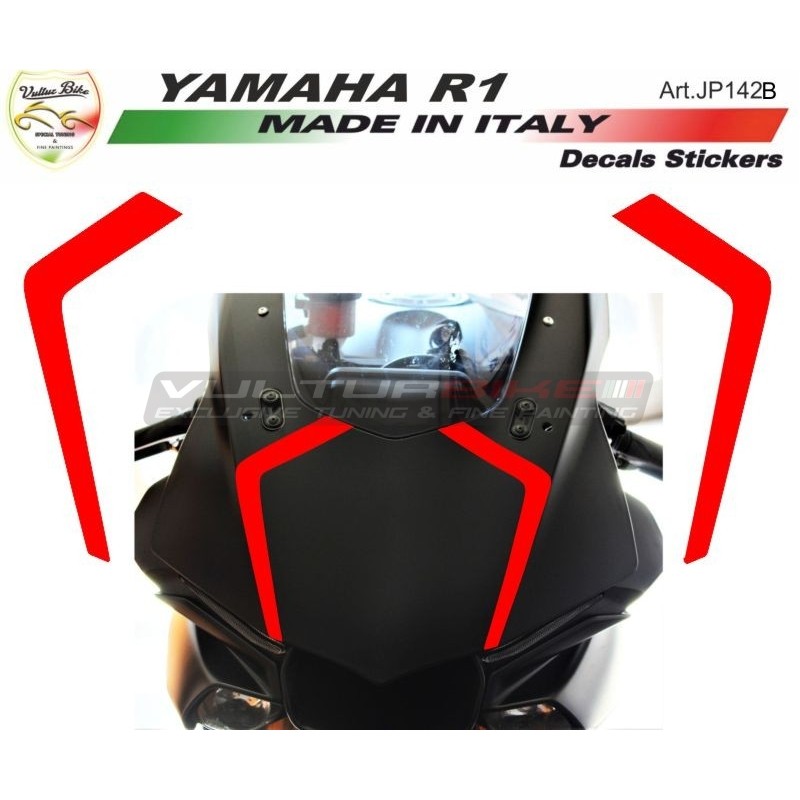 Strisce adesive per cupolino - Yamaha R1 2015-2018