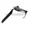 Carbon rear fender with chain guard - Ducati Multistrada V4 Iceberg White 