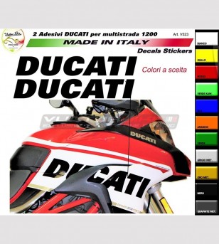 Colored stickers for side fairing - Ducati Multistrada 950/ 1200/ 1260