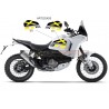 Kit autocollant de réservoir jaune personnalisé - Ducati DesertX