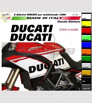 Kit adesivi per deflettori Ducati Multistrada 1200 2010/2014