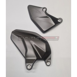 Pair of carbon heel guards - Ducati Multistrada V4 Rally
