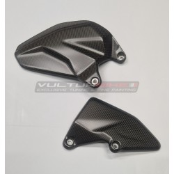 Pair of carbon heel guards - Ducati Multistrada V4