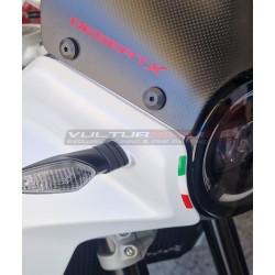 Kit autocollants 3 drapeaux en résine italienne - Ducati DesertX