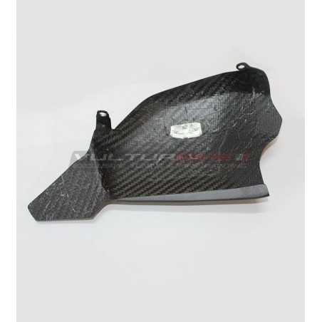 Cubierta de basculante de carbono personalizada con deslizador|FULLSIXCARBON - Ducati Panigale V4 / V4S / V4R