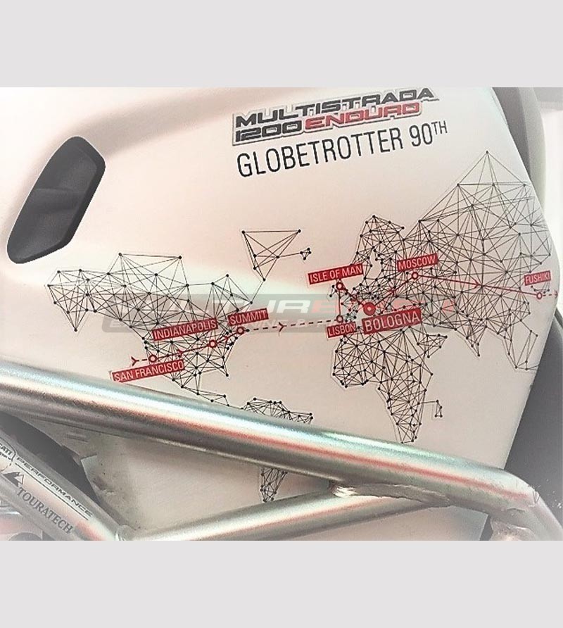 Adesivi Globetrotter 90 TH varie misure - Ducati Multistrada 1200/1260