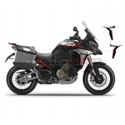 Black base stickers for deflectors - Ducati Multistrada V4 Rally