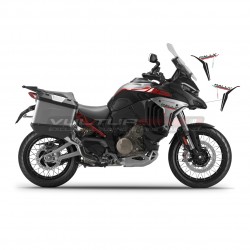 Kit adesivi per deflettori con scritta "Rally" - Ducati Multistrada V4 Rally Nera