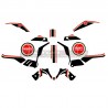 Komplettes Abenteuer-Design-Sticker-Kit - Ducati DesertX