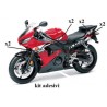 Kit de pegatinas para moto - Yamaha R6 2003/2005