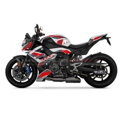 Custom Sticker Kit Grau Rot für Bmw S1000R